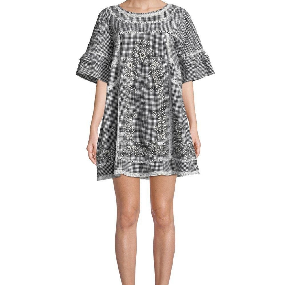 Free People Sunny Day gingham dress
